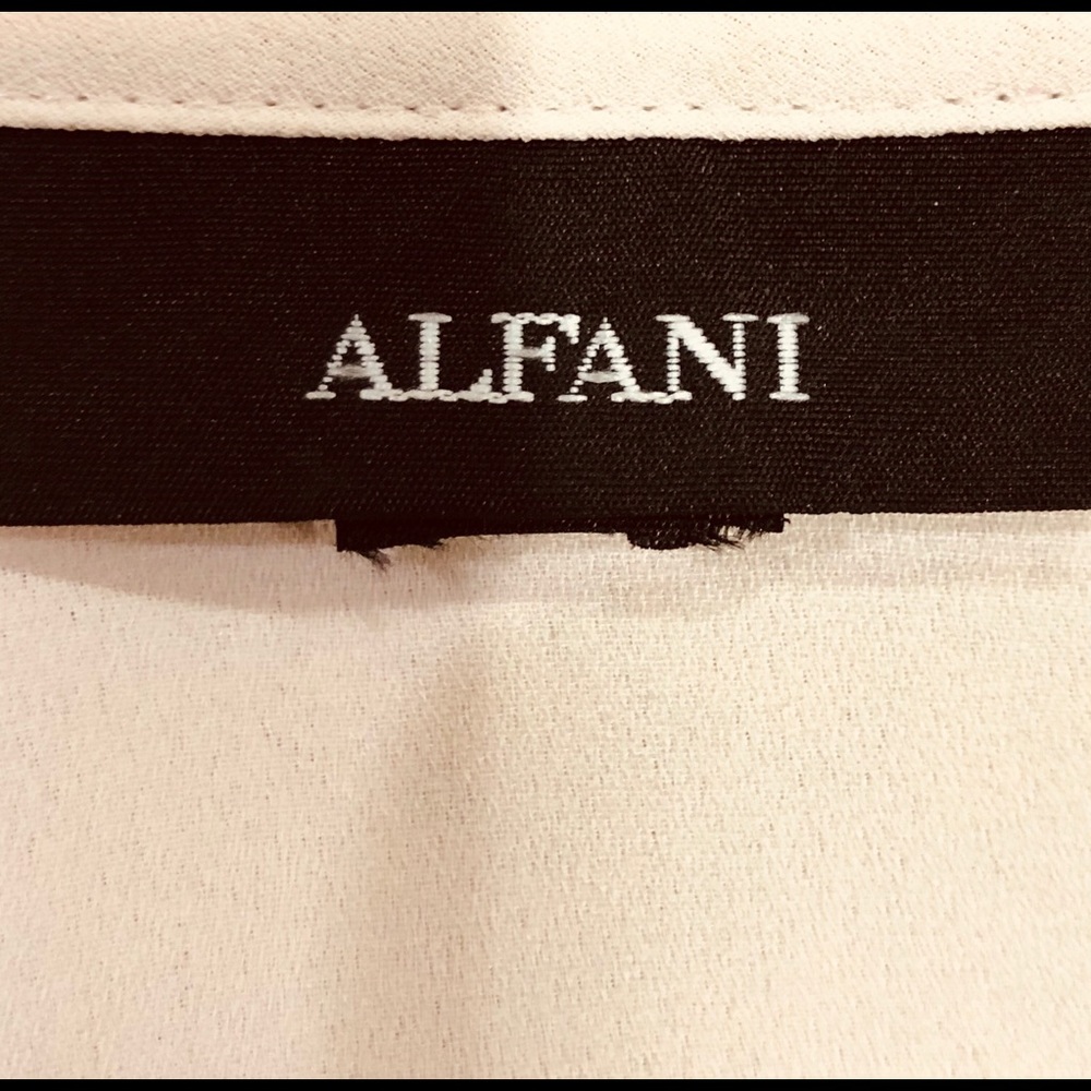 Alfani 3/4 Roll-up Peach Sleeve Top - Picture 15 of 16